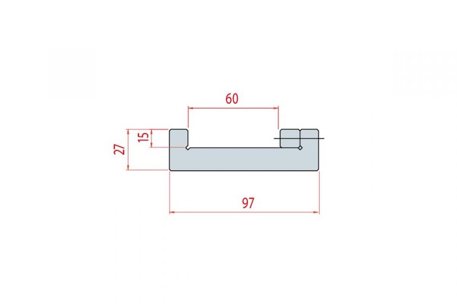 Matrizenadapterschiene